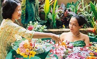 flower-bath flower bath