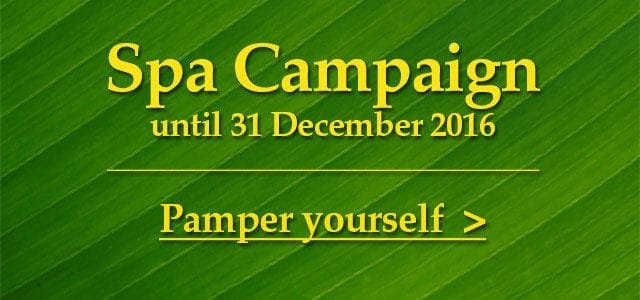 Spa Campaign until 31 Dec Spa Campaign until 31 Dec
