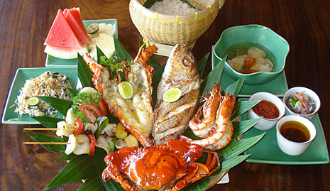 Seafood at Jimbaran Bay