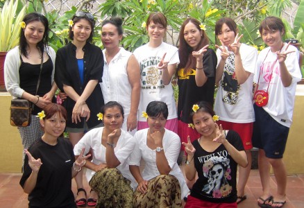 Ryubi Beauty College students spa class