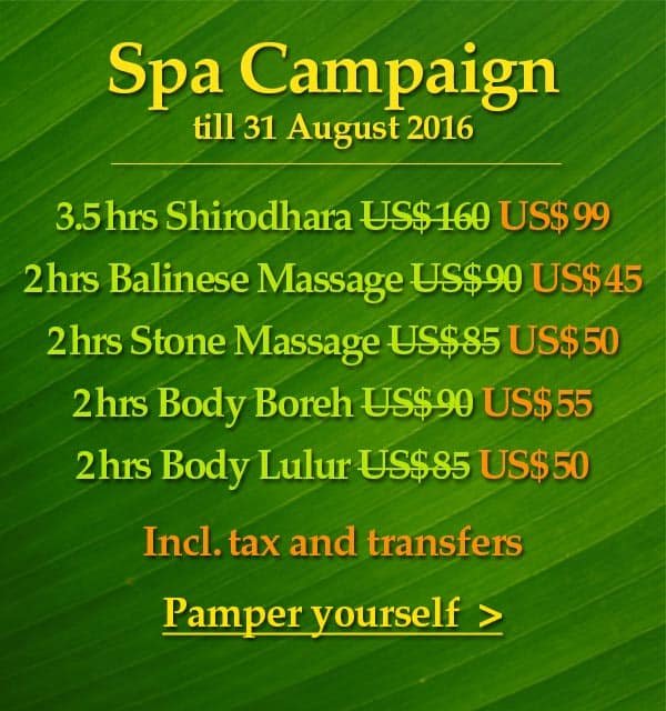 bali spa campaign